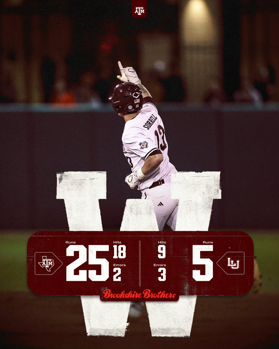 AggieBaseball's tweet photo. Aggies rope it in early 🤠 https://t.co/SUpFy4nfgy