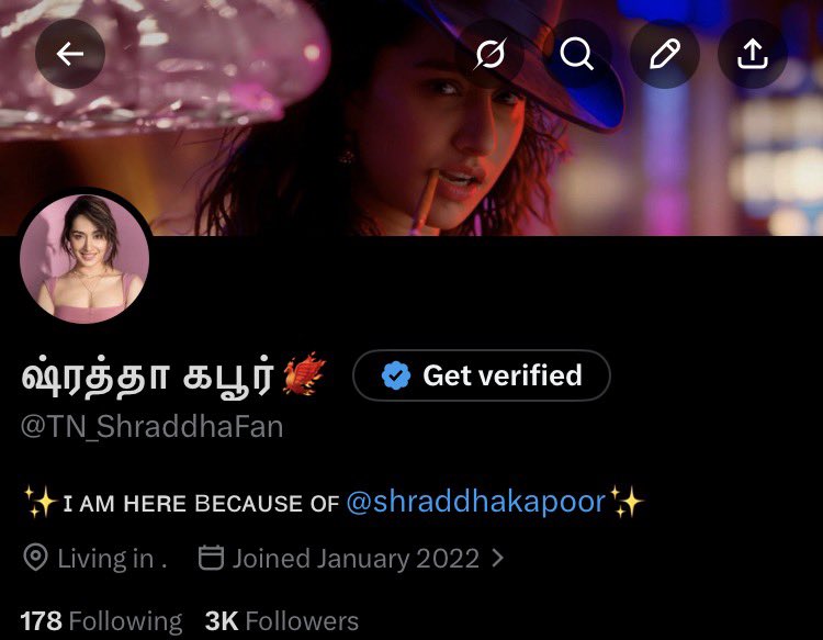 TN_ShraddhaFan's tweet photo. 3K Shraddhians strong! 💖🔥
Thank you for supporting this fan page dedicated to the queen 👑✨
Forever proud to stan Shraddha Kapoor 💕
#3KStrong #ShraddhaKapoor #Shraddhians #TN_ShraddhaFan https://t.co/GuYbZPQowD