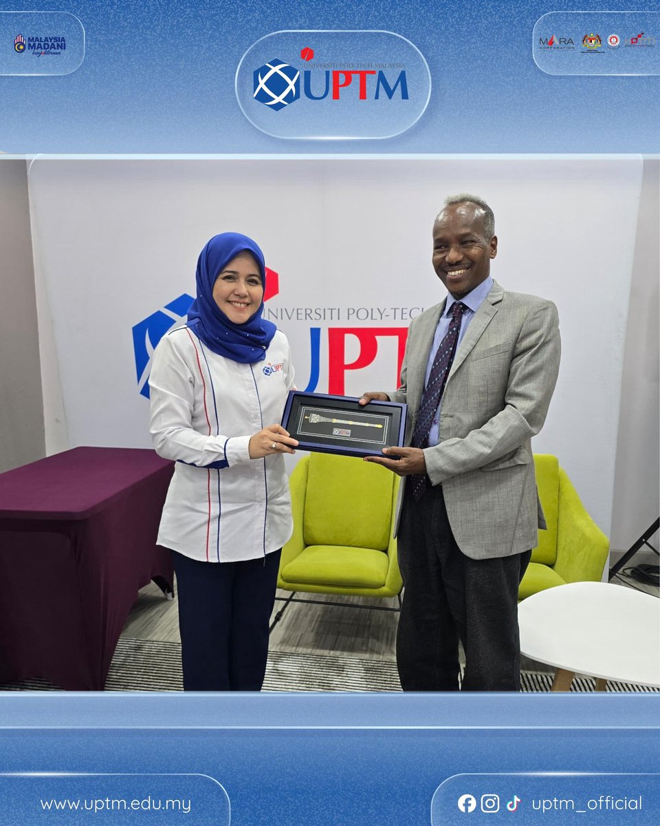 uptm_official's tweet photo. 𝐒𝐓𝐑𝐄𝐍𝐆𝐓𝐇𝐄𝐍𝐈𝐍𝐆 𝐀𝐂𝐀𝐃𝐄𝐌𝐈𝐂 𝐄𝐍𝐆𝐀𝐆𝐄𝐌𝐄𝐍𝐓 𝐁𝐄𝐓𝐖𝐄𝐄𝐍 𝐇𝐎𝐑𝐌𝐔𝐔𝐃 𝐔𝐍𝐈𝐕𝐄𝐑𝐒𝐈𝐓𝐘 &amp; 𝐔𝐍𝐈𝐕𝐄𝐑𝐒𝐈𝐓𝐈 𝐏𝐎𝐋𝐘-𝐓𝐄𝐂𝐇 𝐌𝐀𝐋𝐀𝐘𝐒𝐈𝐀 🇸🇴 🇲🇾

#UnifiedEntity
#BuildingTheNation
#MenjunjungAmanah
#60TahunMARA
#AmazingUPTM https://t.co/ki34aKthEa