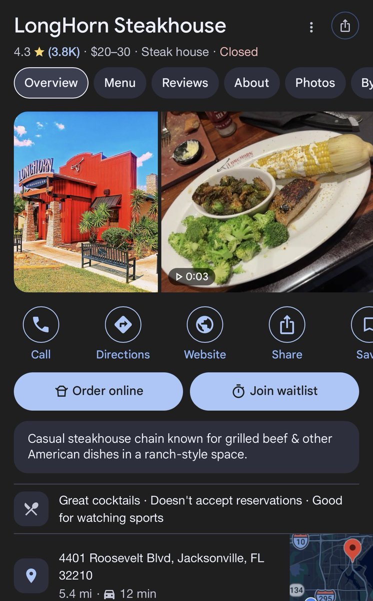 CokaKisses's tweet photo. @LongHornSteaks My boyfriend walked into the Roosevelt location at 9:35PM in order to place a take out order. He stood in line as other patrons were seated. He was finally acknowledged at 9:45PM. The hostess stated “we close in 15 minutes, you can’t place a togo order”. https://t.co/GAX7GPwGX2