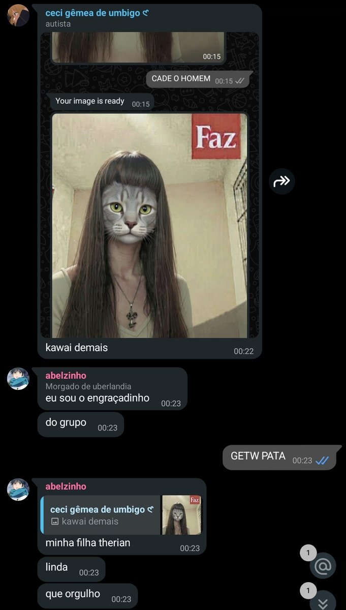 eu sofro bullying nesse grupo