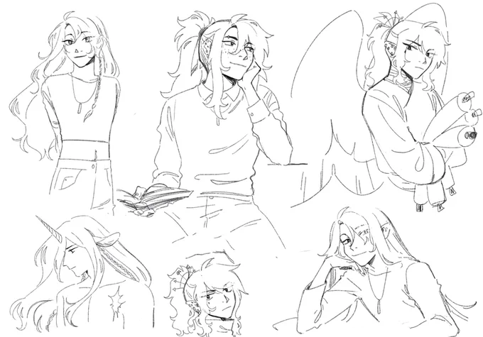 doodles - in a bit of a slump as artists go through, but I'll keep going! 