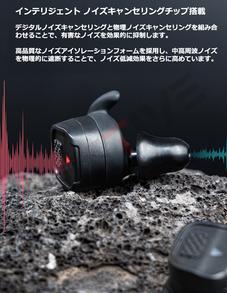 電子イヤープラグ M20T PRO 電子イヤープラグはインイヤー電子聴覚保護