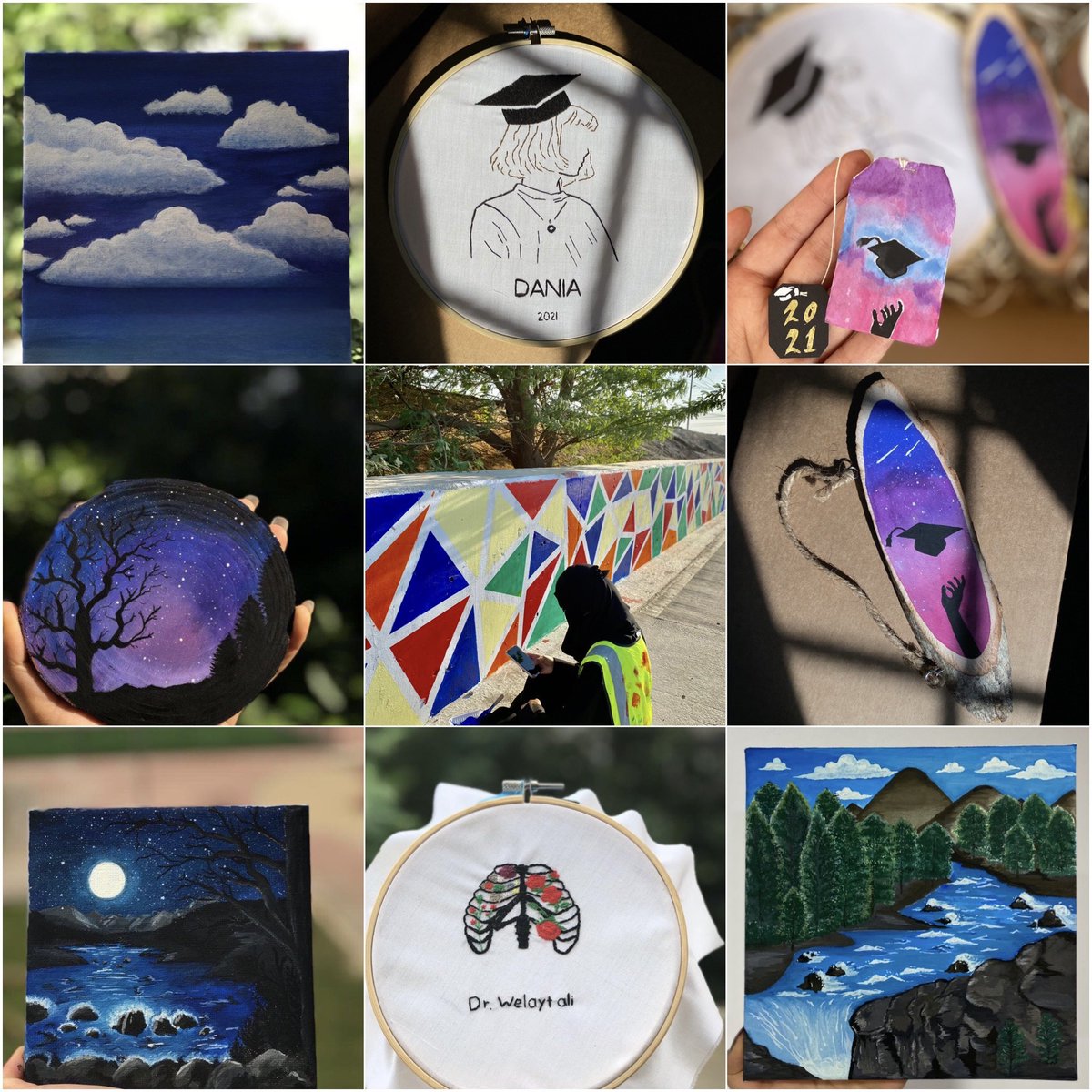 كل الهوايات تستهويني🖋️📚🎹🎶🏓🎨🪡