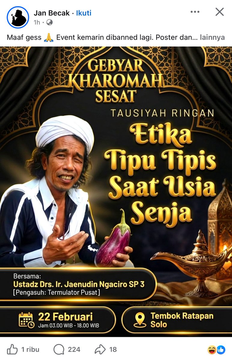 myshawti's tweet photo. Sehat-sehat warga fesnuk https://t.co/m6vGlfJSIc
