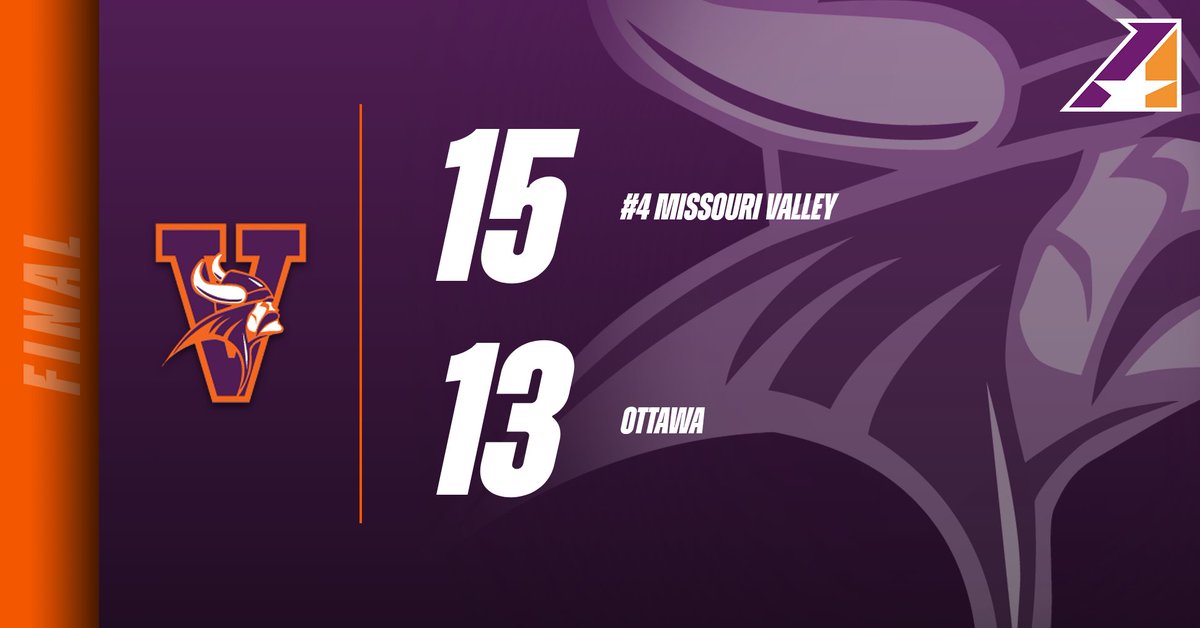 MVCAthletics's tweet photo. FINAL! #4 Viking men's volleyball completes the comeback over Ottawa (Kan.) with a 15-13 in game five! Missouri Valley defeats the Braves, 3-2 in games! #valleywillroll #heartmvb https://t.co/VtwdvvoFlA
