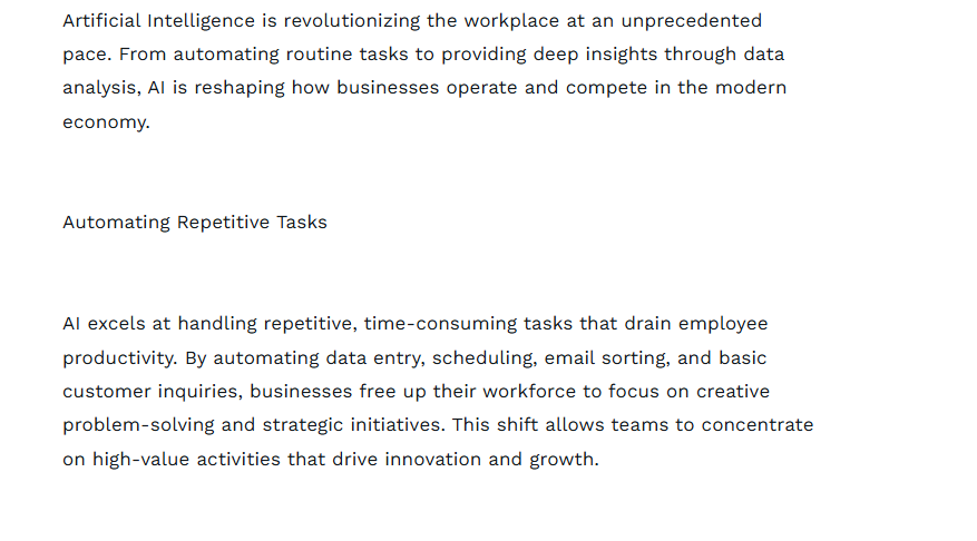 WorkElate's tweet image. AI is not magic.
Here’s where it actually helps.
• Speed up research
• Automate repetitive work
• Analyze data in seconds
• Generate ideas when you’re stuck
AI doesn’t replace #thinking.
It #amplifies it.
If you want the deeper breakdown Read here →[workelate.com/blog/the-futur…]