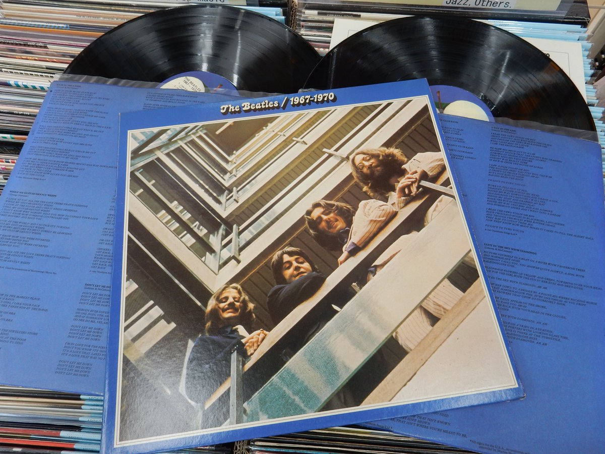 The Beatlesの“青盤”「1967–1970」米国盤レコードが入荷。 ライヴ活動