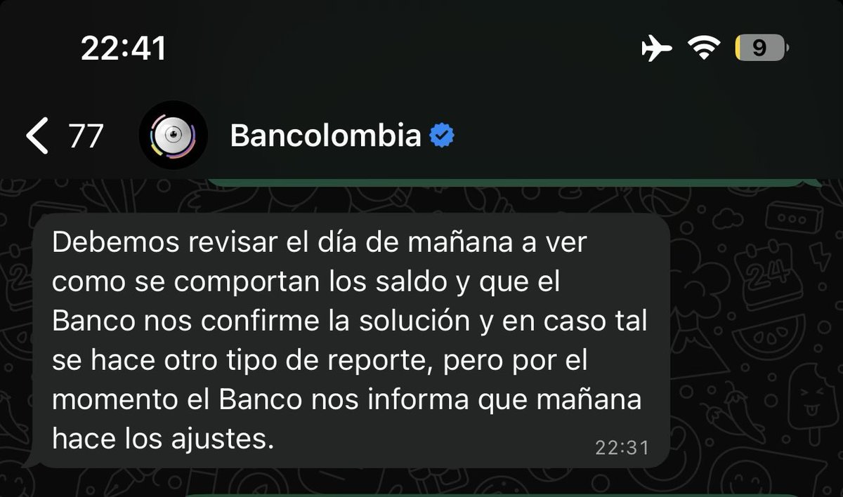 wass91's tweet photo. @Bancolombia @SeguraReinaldo @SFCsupervisor Qué mentira tan grande. https://t.co/RxPCVIwQd8