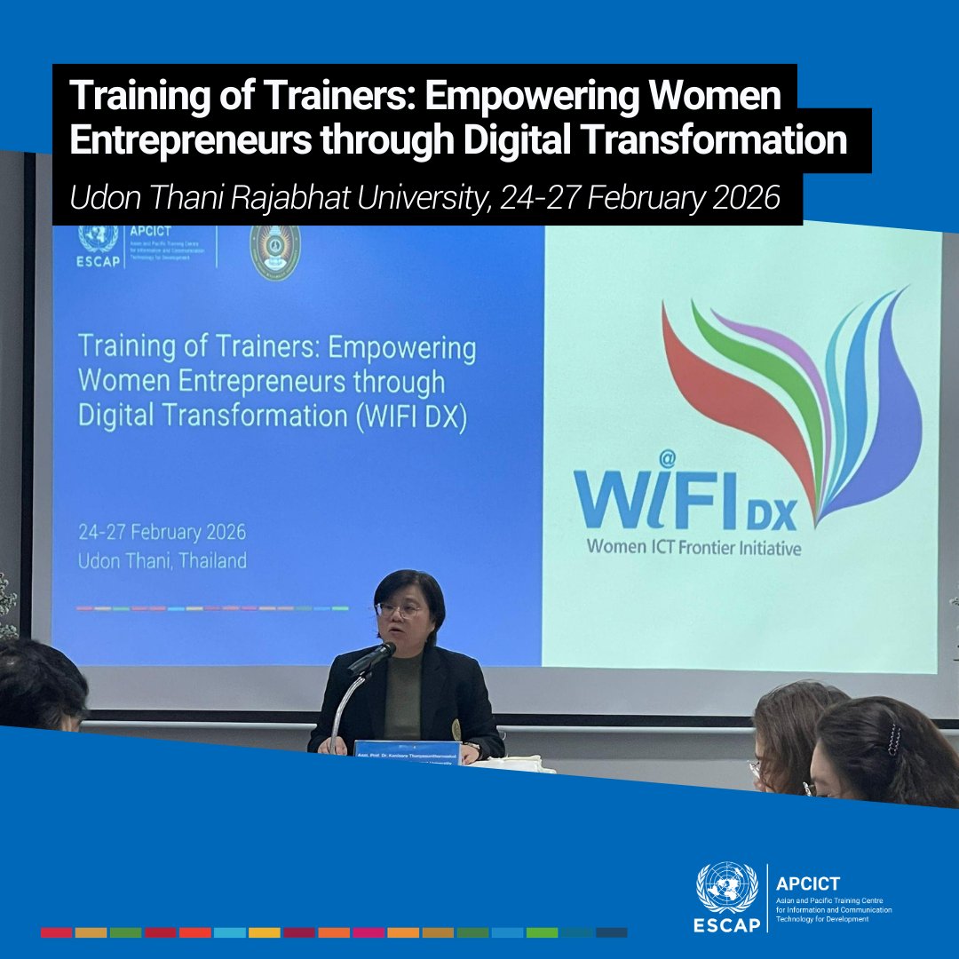 APCICT/ESCAP tweet media