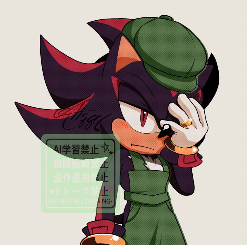 與 <a href="/TakoJoyce_TW/">Tako</a> 一起玩的「不告訴對方畫什麼」合作繪。
Rouge-Tako
Shadow-me

#TheMurderofSonictheHedgehog
#shadouge 
#sonicfanart