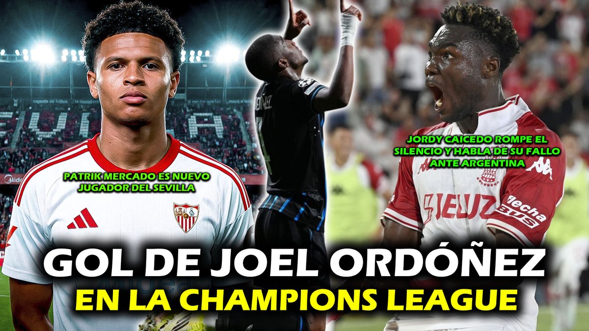 ¡GOL DE JOEL ORDÓÑEZ EN LA CHAMPIONS CONTRA EL ATLETI!

MIRA EL NUEVO VIDEO AQUÍ: youtube.com/watch?v=UOrX38…