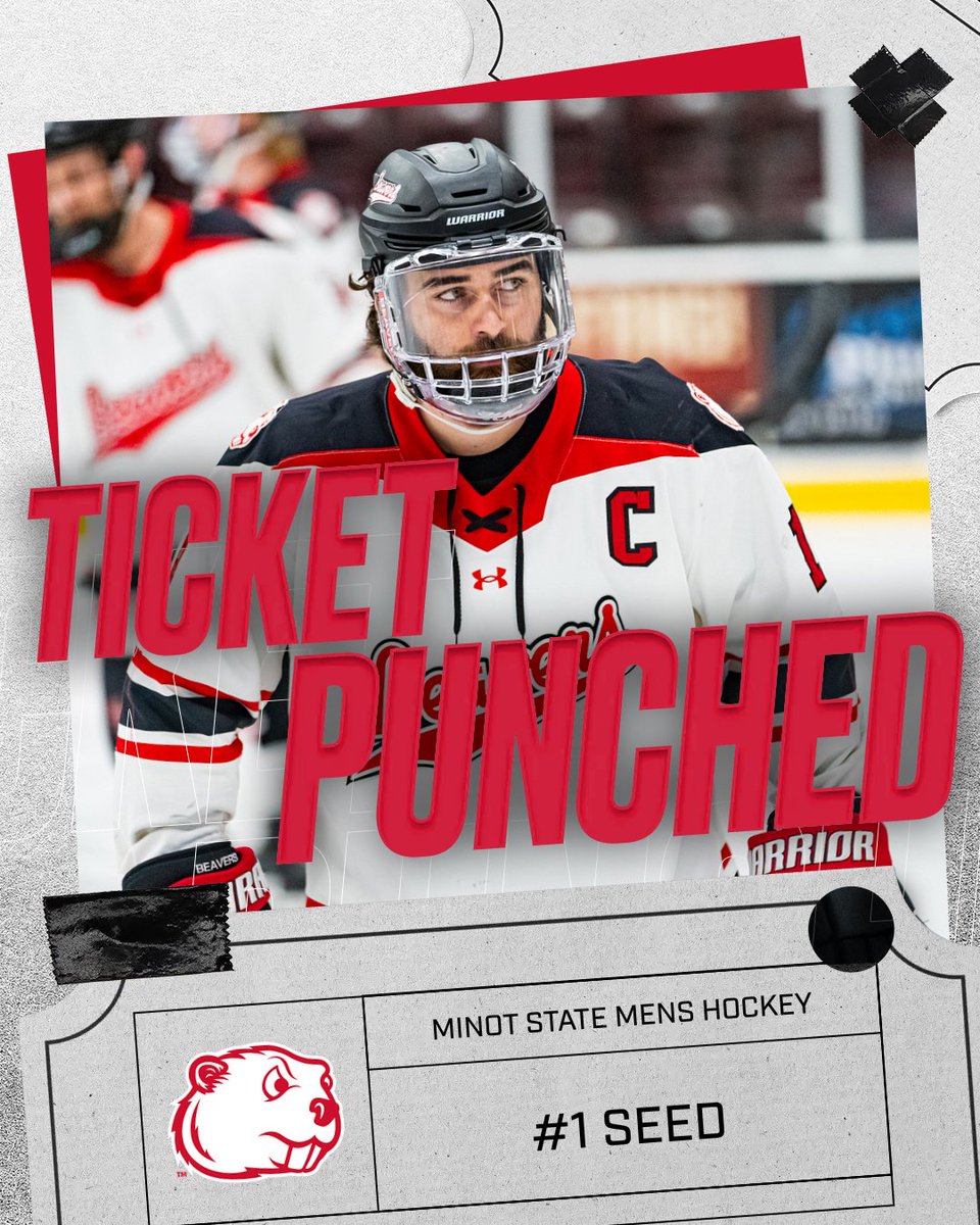 MSUBeaversMHKY's tweet photo. Brackets are set!! First game of the 2025 ACHA D1 Nationals Tournament will be Friday March 13th at 8:00pm as we will take on the winner between Purdue Northwest and Missouri State 😈 https://t.co/SCgVOxEw7k