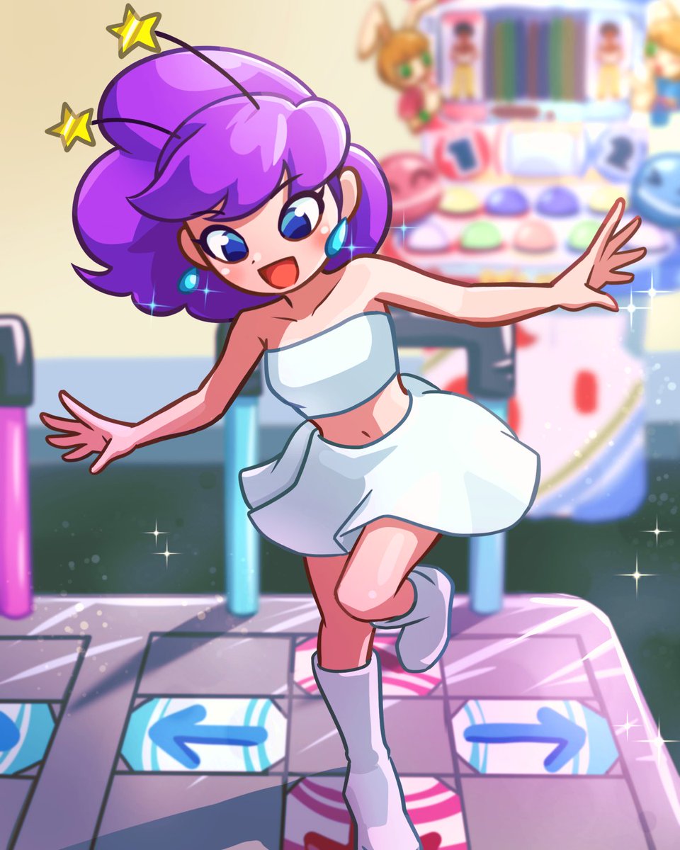 どうせぼかすので極限まで適当に描いたアフロ