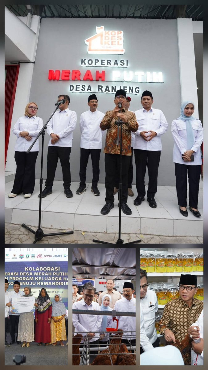 KOPERASI DESA MERAH PUTIH dari Rakyat untuk Rakyat Mensejahterakan Masyarakat Desa
<a href="/YandriSusanto/">Yandri Susanto</a>
@SekretariatKabinet RI 
<a href="/BpsdmKemendesa/">Bpsdm Kemendesa</a>
#PendampingDesaKuatkanKoperasiDesa
#KawalKoperasiDesaMerahPutih
#StopIzinBaruMinimarket