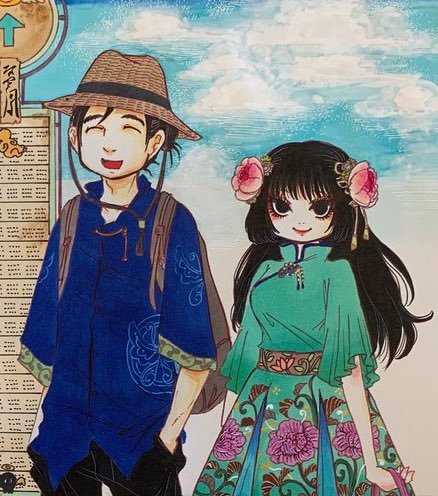 どっちの身長差が正しいんだと思ったら左のチュンちゃんヒールで身長高くなってることに気づいた 