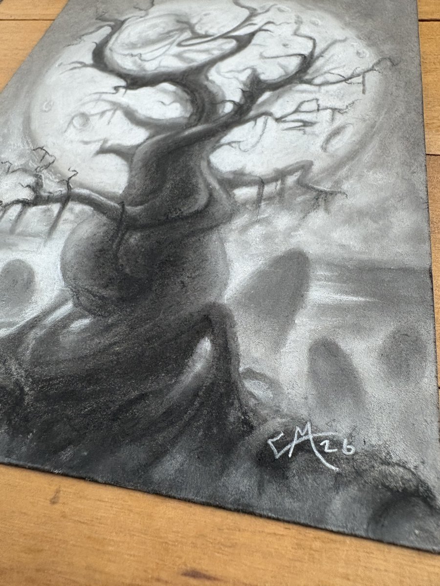 “Unify” 
Original 
5”x 7” 
Pan pastel and charcoal
When I started this piece it was never my intention to create two human like forms conjoining. So I decided to run with it and I found out that I had more of a connection to this piece than I previously thought. I hope you enjoy!