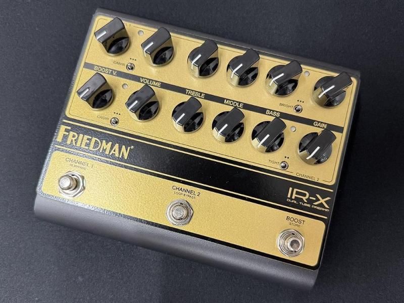 MJ_Online_Store's tweet photo. 【傷有り品特価】
#FRIEDMAN
IR-X DUAL TUBE PREAMP
搭載される2本のプリチューブ(12AX7)を高電圧で動作させることで、フラッグシップモデル #BE100 DELUXE HEAD や #SMALLBOX HEAD のようなリッチなハーモニックスと抜群のレスポンスを実現!

↓ご注文はこちら↓
https://t.co/A6PTI8He6C

#IRX https://t.co/yyKYNBIBOu