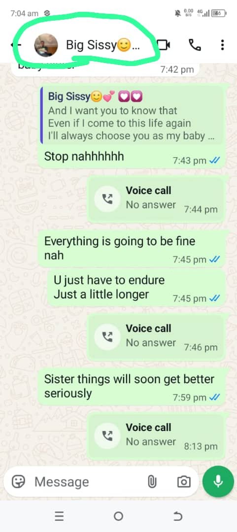 The whole story is not adding up fr because on the 21st of February you sent me a video and a text with that WhatsApp number that clearly display your name....
How come are you now communicating with that same number and why is the contact saved with different names??