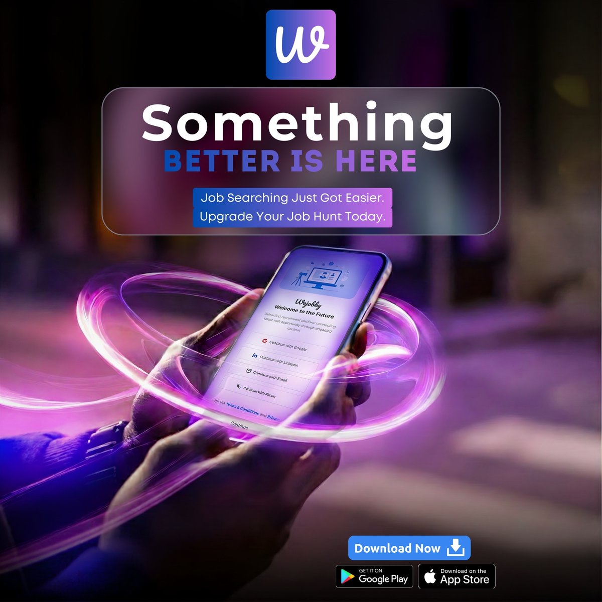 wejobby_com's tweet photo. Something Better Is Here!
Upgrade your job hunt, discover better opportunities &amp; land your dream role faster.
📲 Download now and take the next step in your career.

Google Play: https://t.co/IbIaz3nZ3M

App Store: https://t.co/QNqpDMZev5

   #downloadnow #wejobby #HiringNow https://t.co/O80OXOZ7J9