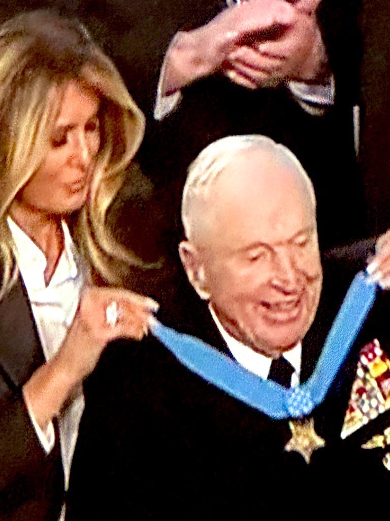 At the same time President Trump was honoring a WWII and Korean War Vet, Gavin Newsom thought it was appropriate to post that the SOTU was boring. 

Quite appalling, if you ask me. I’m literally disgusted. 

(I was taking this picture and posting it at the same time he was making