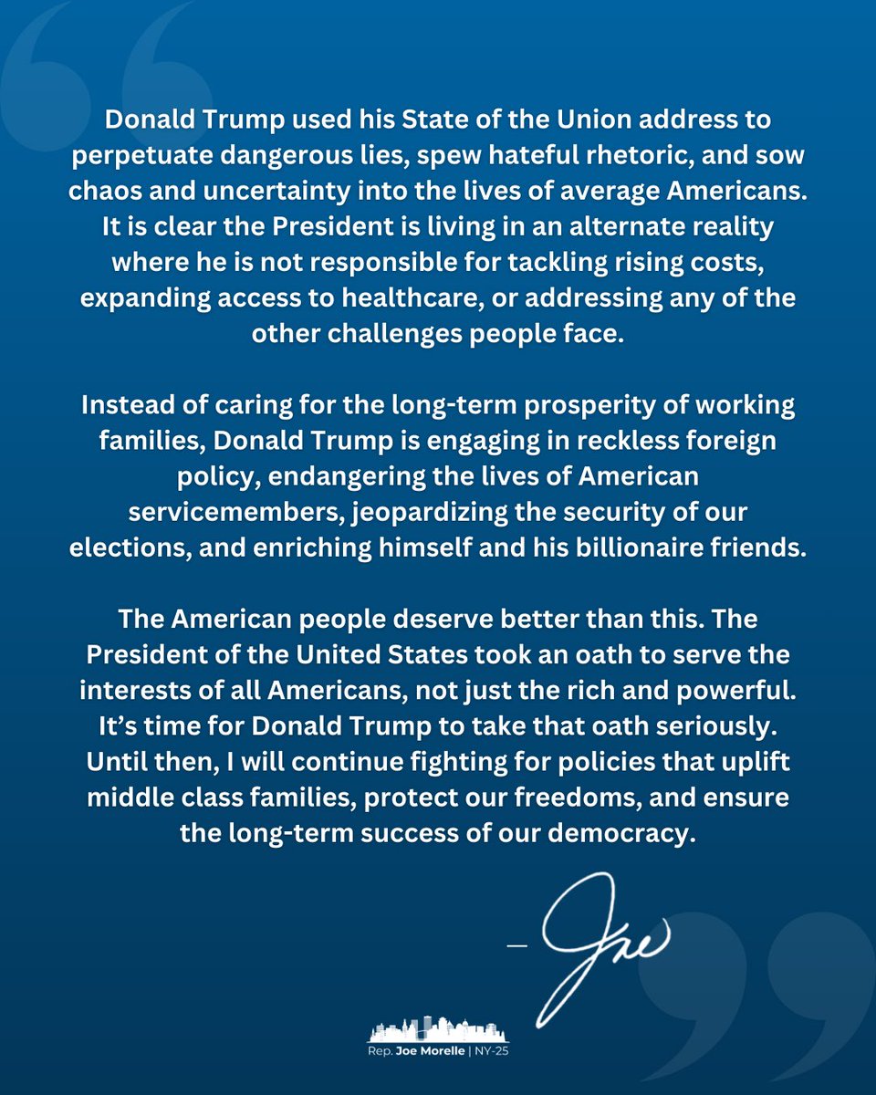 Joe Morelle tweet media