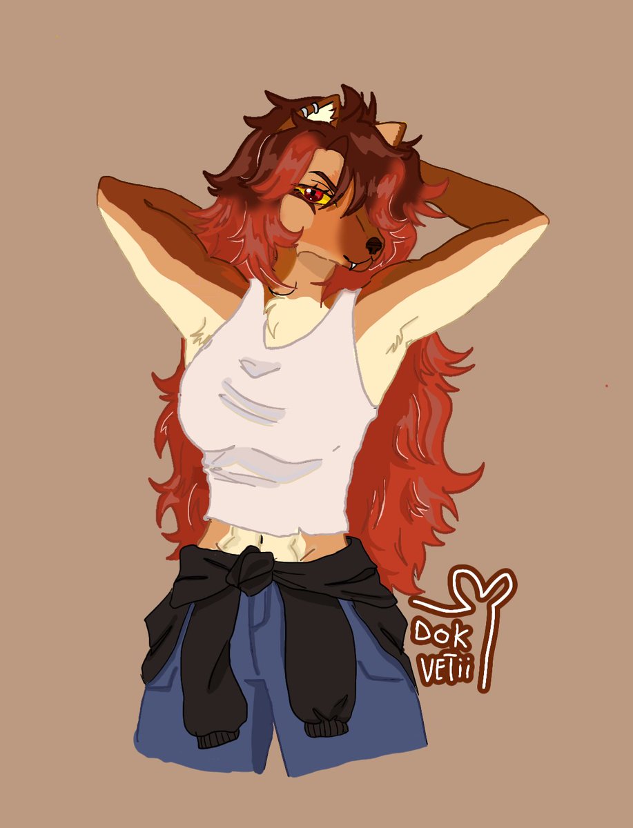 dokvetii's tweet photo. Furry comission just finished ! https://t.co/7L138A0WKc