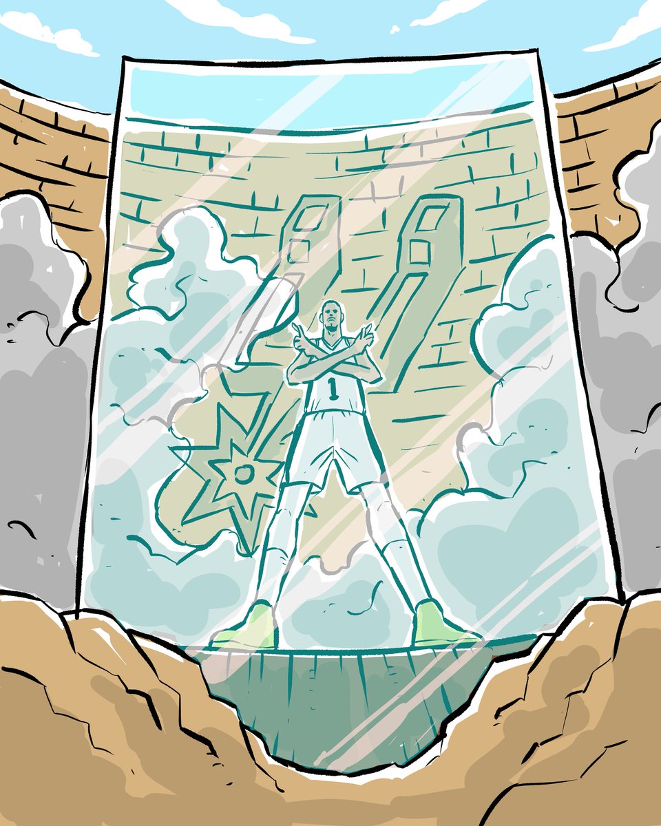 luckymong1's tweet image. Wembanyama with the Barrier. #Spurs #onepiece #wemby