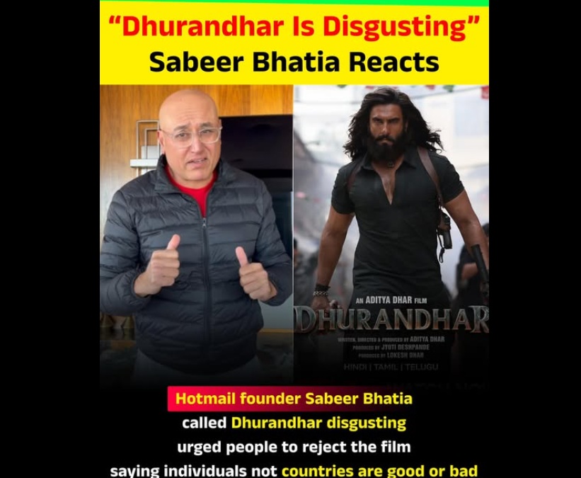 क्या सच में इस टकले के ऐसा कहने से लोग फिल्म नहीं देखेंगे या यदि इसको फिल्म अच्छी नहीं लगी तो इस से किसी दर्शक पर फर्क पड़ेगा ? लेकिन फिर भी ये लोग अपने २ रुपये की ज़ुबान से हगना नहीं छोड़ते |
#Dhurandhar2