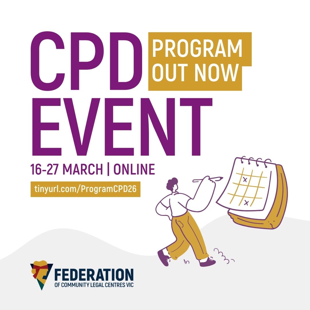 Federation of Community Legal Centres Victoria tweet media