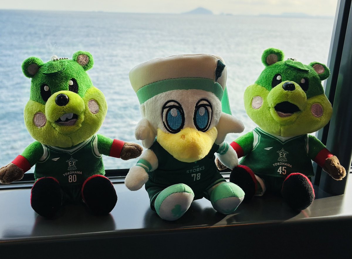 Hiko_Cyabumaru's tweet photo. 横浜武道館の思い出。
ピック&ロールを初めて見たとき、2人とも出身は関西方面ではと感じました。何か親しみを感じ思わず連れて帰った次第です。
#EXGREEN × #STKGREEN
#神戸ストークス
#横浜エクセレンス
#一番はストーキーですけどね https://t.co/zm55IkHF58