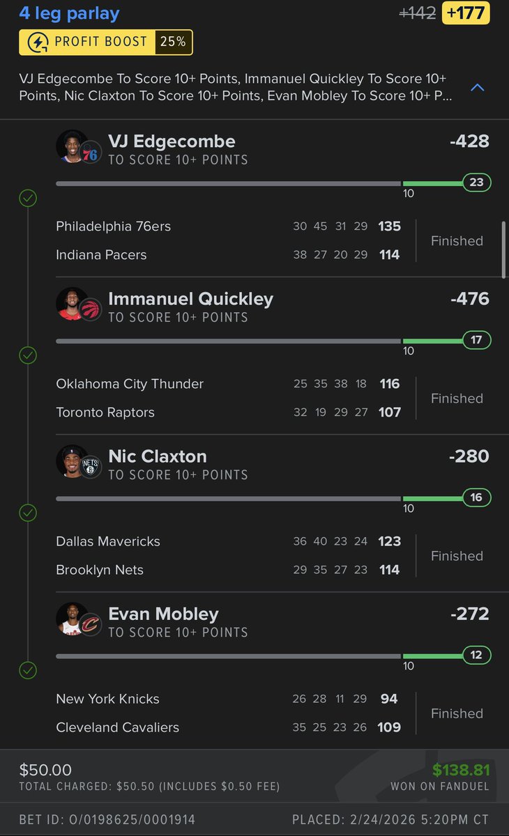 CASHED THE 10+ POINT LAY 🤑