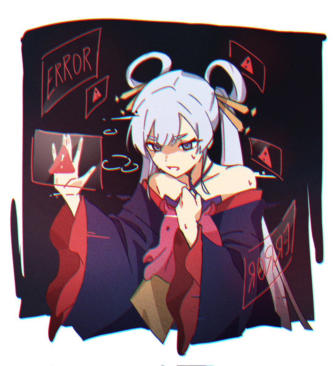 Can't reach her through the screen
#超かぐや姫