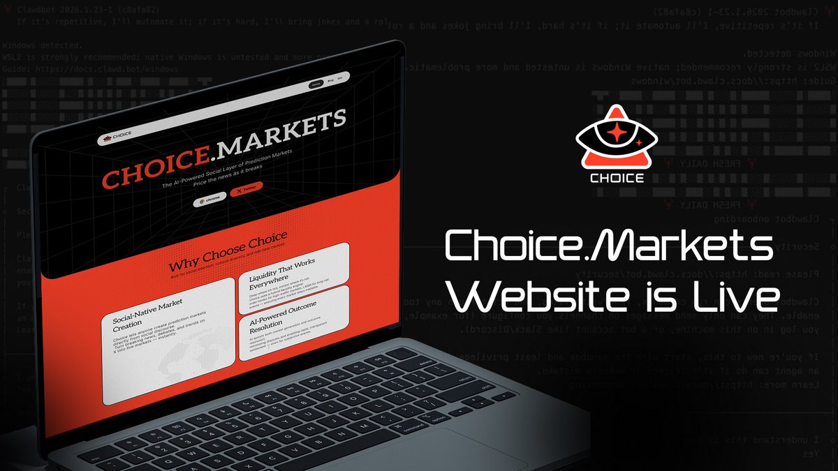 Choice.markets tweet media