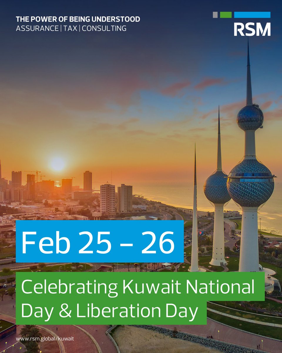 Honoring the spirit of unity, freedom, and pride. Wishing Kuwait a joyous National Day and Liberation Day. 🇰🇼 🎆 25-26 February