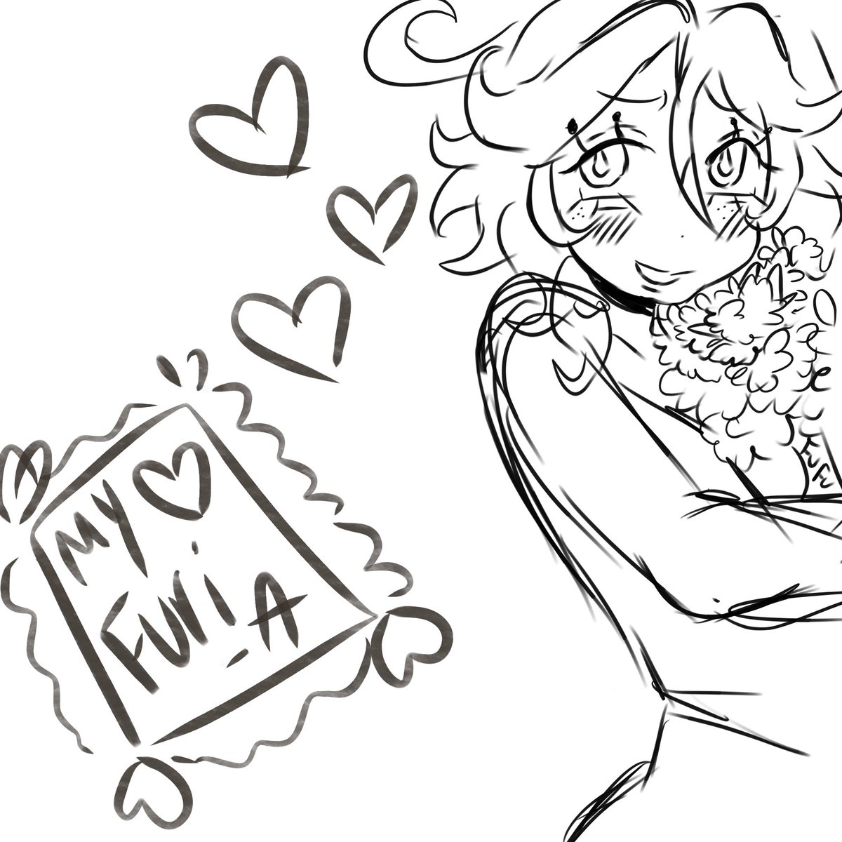 arle gifting her beloved flowersss (save me my wifi is out) #arlefuri