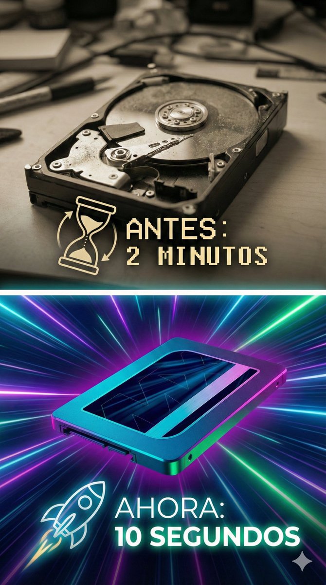 InformaticaTorr's tweet photo. 🚀 ¿TU PORTÁTIL TARDA UNA ETERNIDAD EN ARRANCAR? ¡NO LO TIRES, REVÍVELO! ⏱️
Es jueves y la paciencia se agota. ¿Te pasas minutos mirando la ruedita girando antes de poder trabajar o estudiar? Si tu ordenador tiene unos años y va a pedales, el culp https://t.co/gXaSXvzPIO