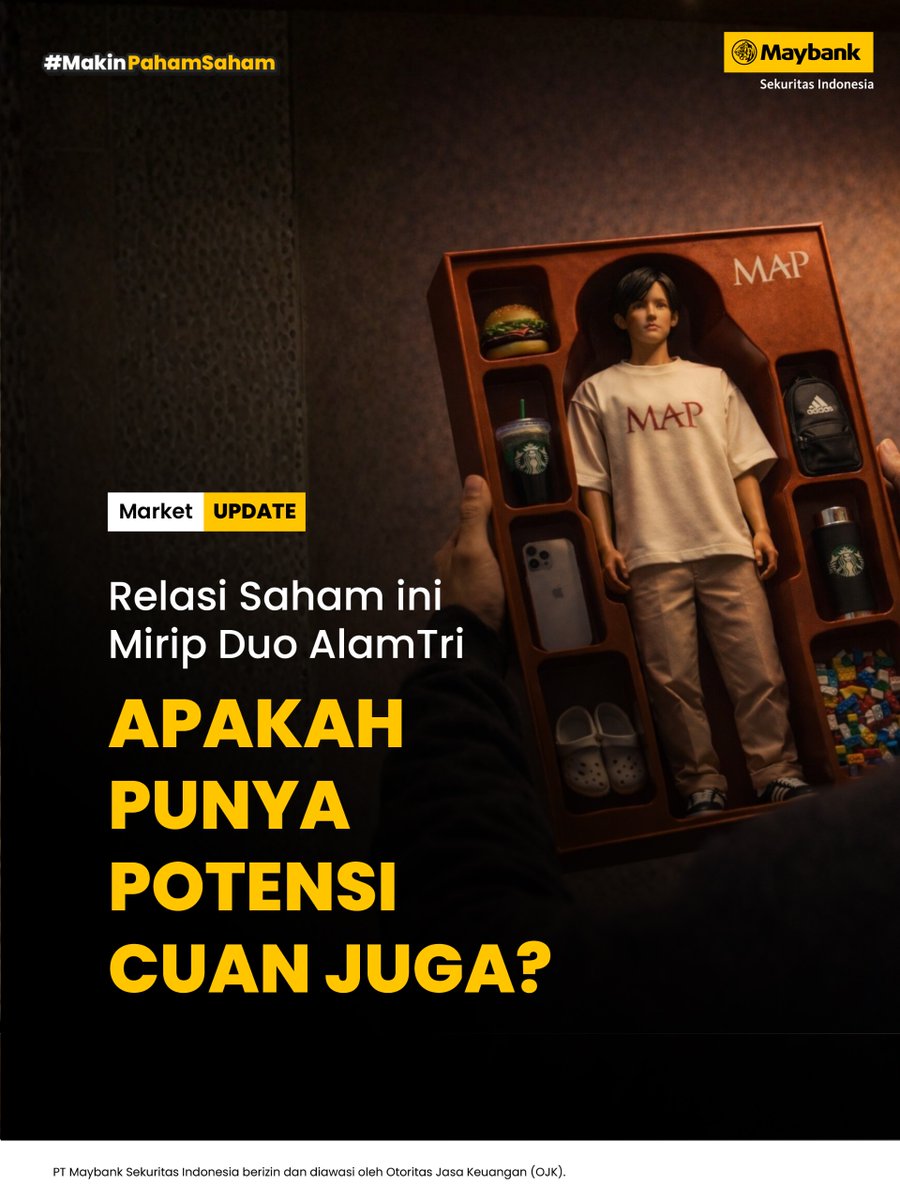 MaybankTradeID's tweet image. Pernah dengar duo maut di bursa? Selain Duo AlamTri, ada pasangan saham Induk &amp;amp; Anak lain yang punya pola menarik: ADRO-ADMR dan MAPI-MAPA! 📈

Polanya simpel: Induknya undervalue, anaknya fast growing. Kok bisa? Yuk, kita bedah! 👇

#MakinPahamSaham #ADRO #MAPI #Investasi