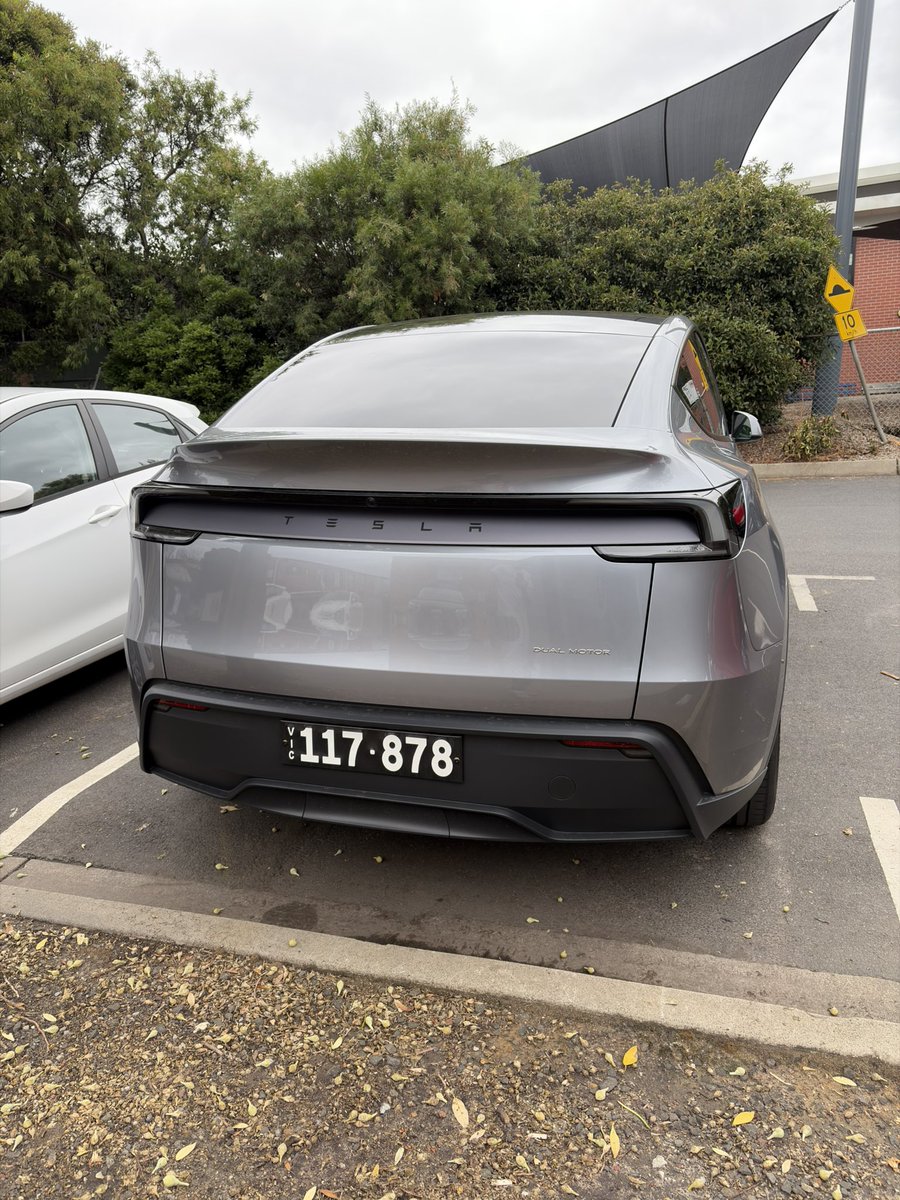 Model Y with a heritage plate 🔥