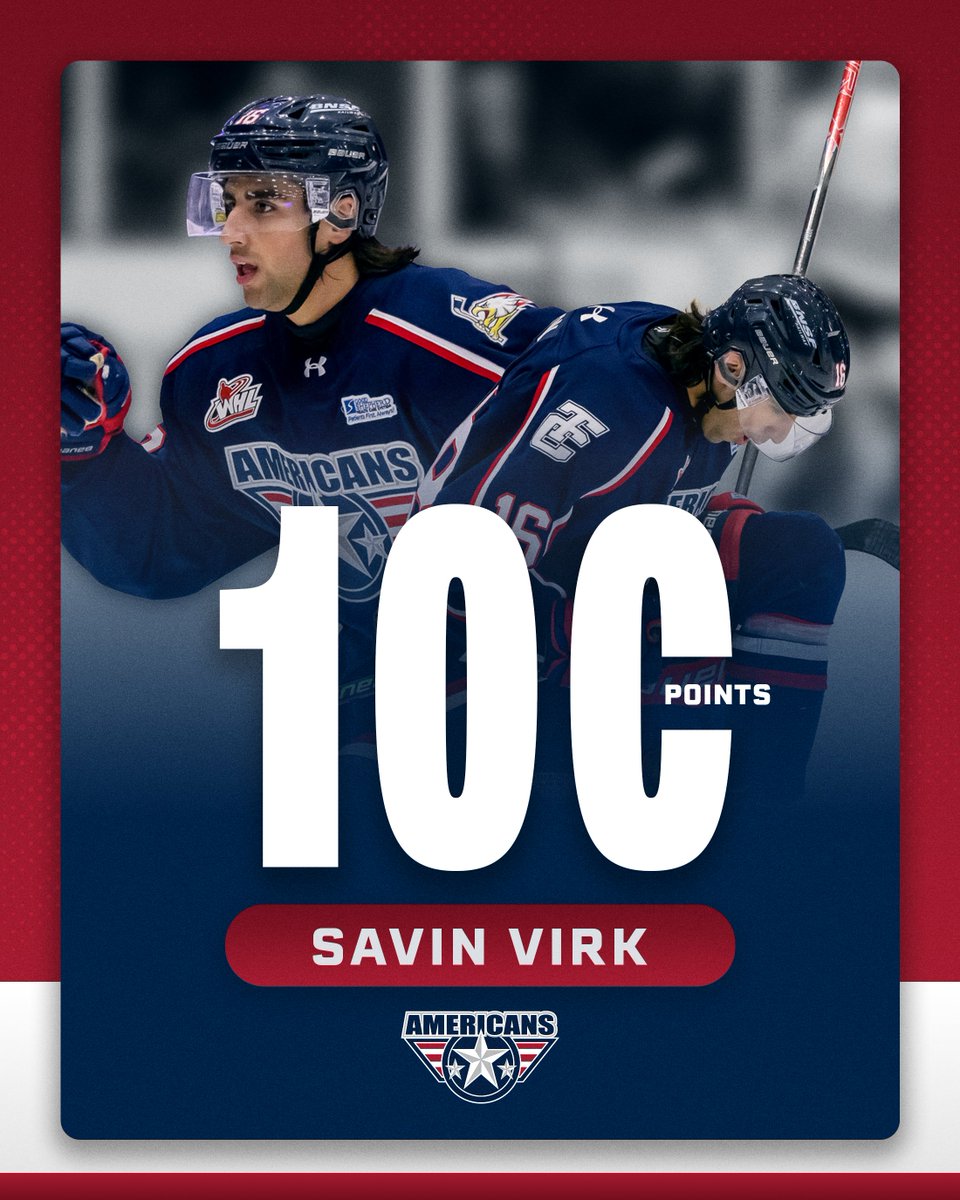 Big moment tonight as Savin Virk hits 100 WHL career points. A lot of hard work went into this milestone. Congrats on the achievement, Savin!
