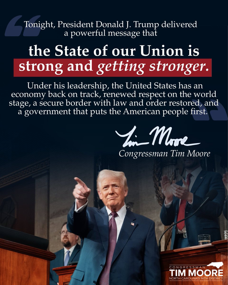 Congressman Tim Moore tweet media