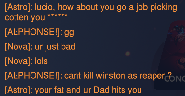 KaboomOW's tweet photo. I dont think they liked me...(ignore my small but of toxicity I let it slip 💔) #overwatch https://t.co/w4OxFhvHEr
