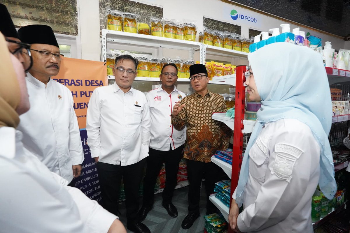 KOPERASI DESA MERAH PUTIH dari Rakyat untuk Rakyat Mensejahterakan Masyarakat Desa

<a href="/YandriSusanto/">Yandri Susanto</a>
@SekretariatKabinet RI 
@BpsdmKemendesa

#PendampingDesaKuatkanKoperasiDesa
#KawalKoperasiDesaMerahPutih
#StopIzinBaruMinimarket