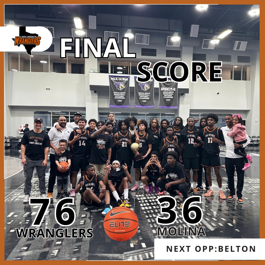West_MBB's tweet photo. Great win! Proud of the way we competed. 1-0. Back to work.
Thank you to the Westside family for coming out and supporting our guys tonight!  🧡🖤🏀#EarnIt #ChasingGold https://t.co/M2doBpMEOv