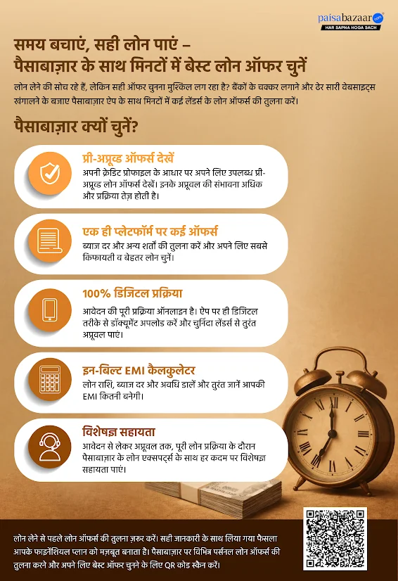 PaisaBazaar_in's tweet image. Save time and find the right loan in minutes! Compare multiple offers on one platform, check pre-approved deals, calculate EMI, and apply 100% digitally with expert support. 
#Loans #PersonalFinance #FinTech