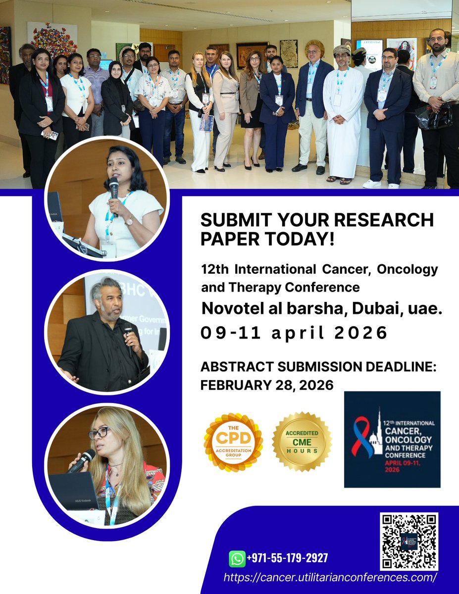 JacobDr's tweet image. Submit Your Research Paper Today!

#SubmitAbstract #ScientificExchange