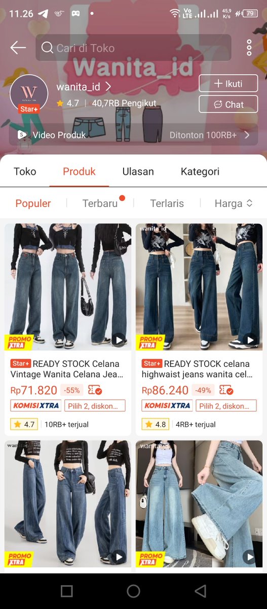 KENAPA BARU TAU SEKARAN 😭‼️‼️

jeans dari toko ini, kualitasnya seriusan bagus 💯
dipake rapi, bahannya enak, dan kepake buat daily 👖