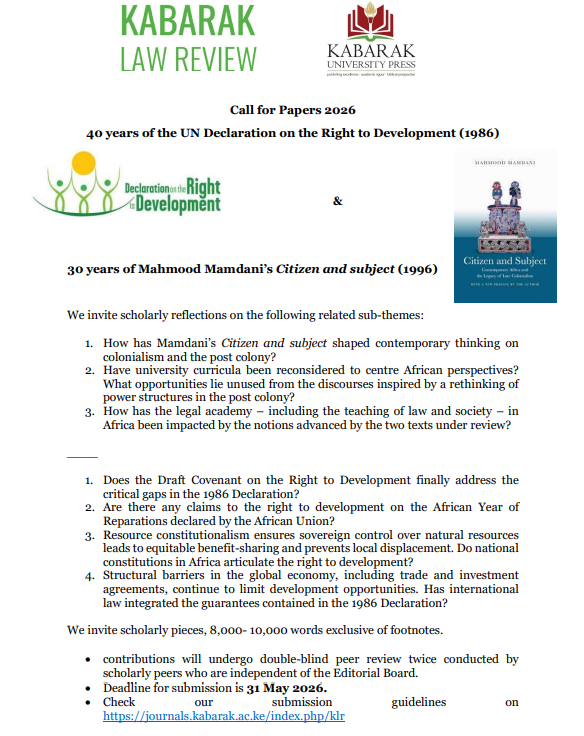 Kabarak University Press tweet media