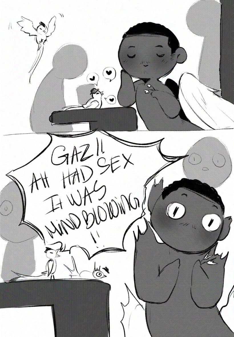 The birds are their communication device 🤭