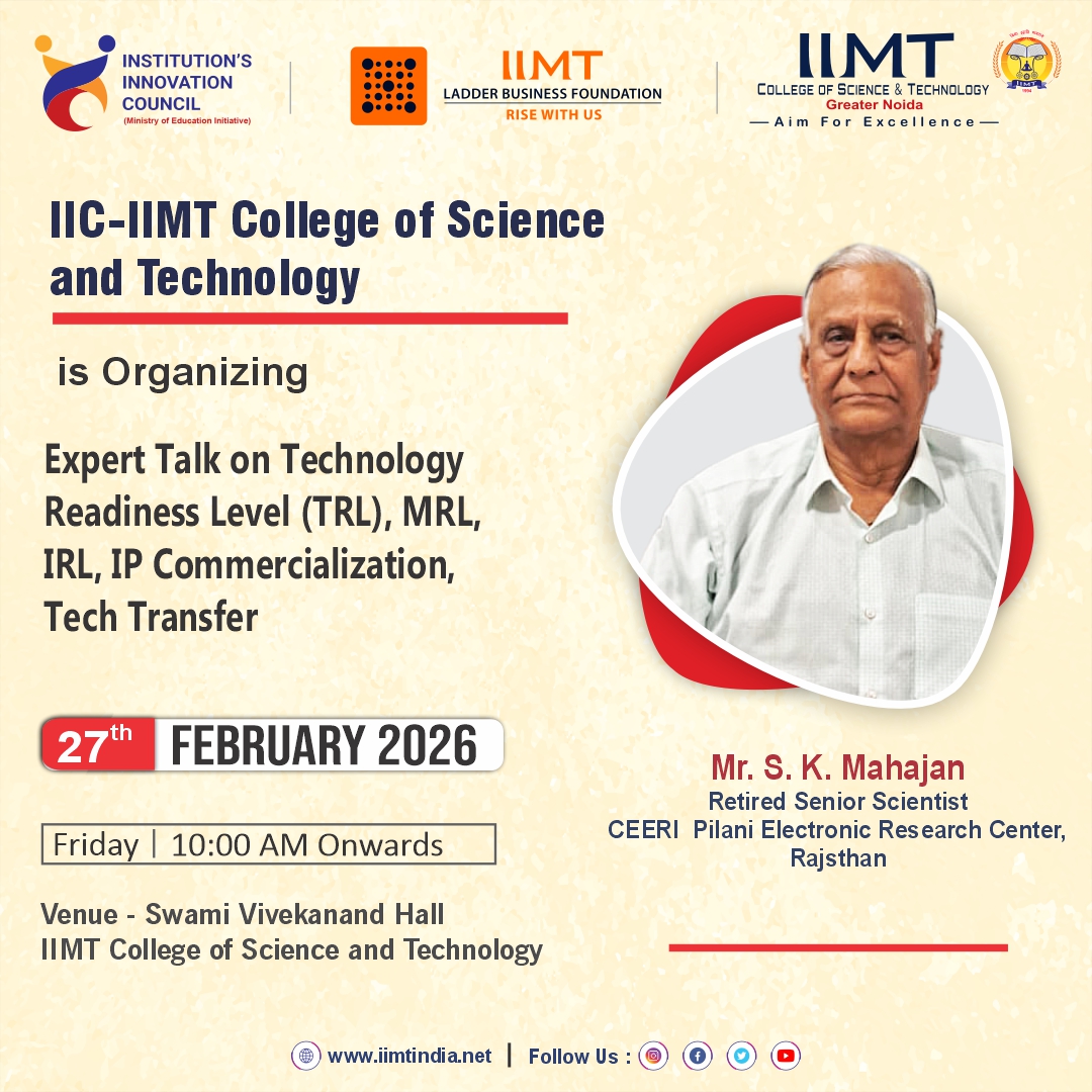 IIC IIMT Science & Technology tweet media